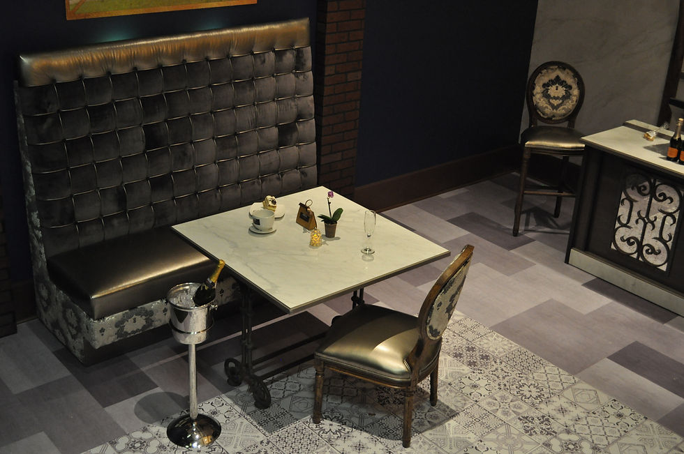 Billion Dollar Buyer set Designed by Martin Ayanegui and Brad Strickland