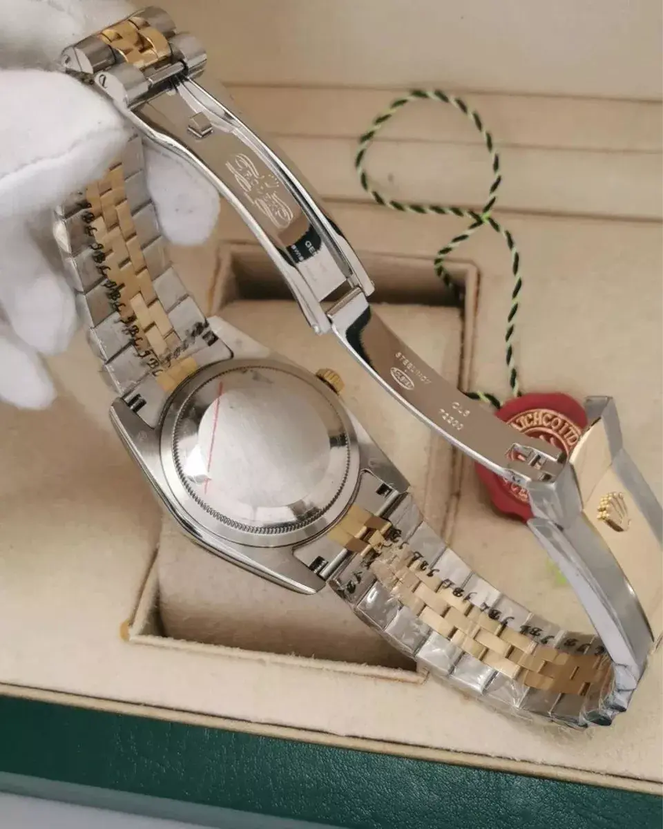 Miniatura: Relogio Feminino Rolex Datejust 36mm Misto Com Caixa