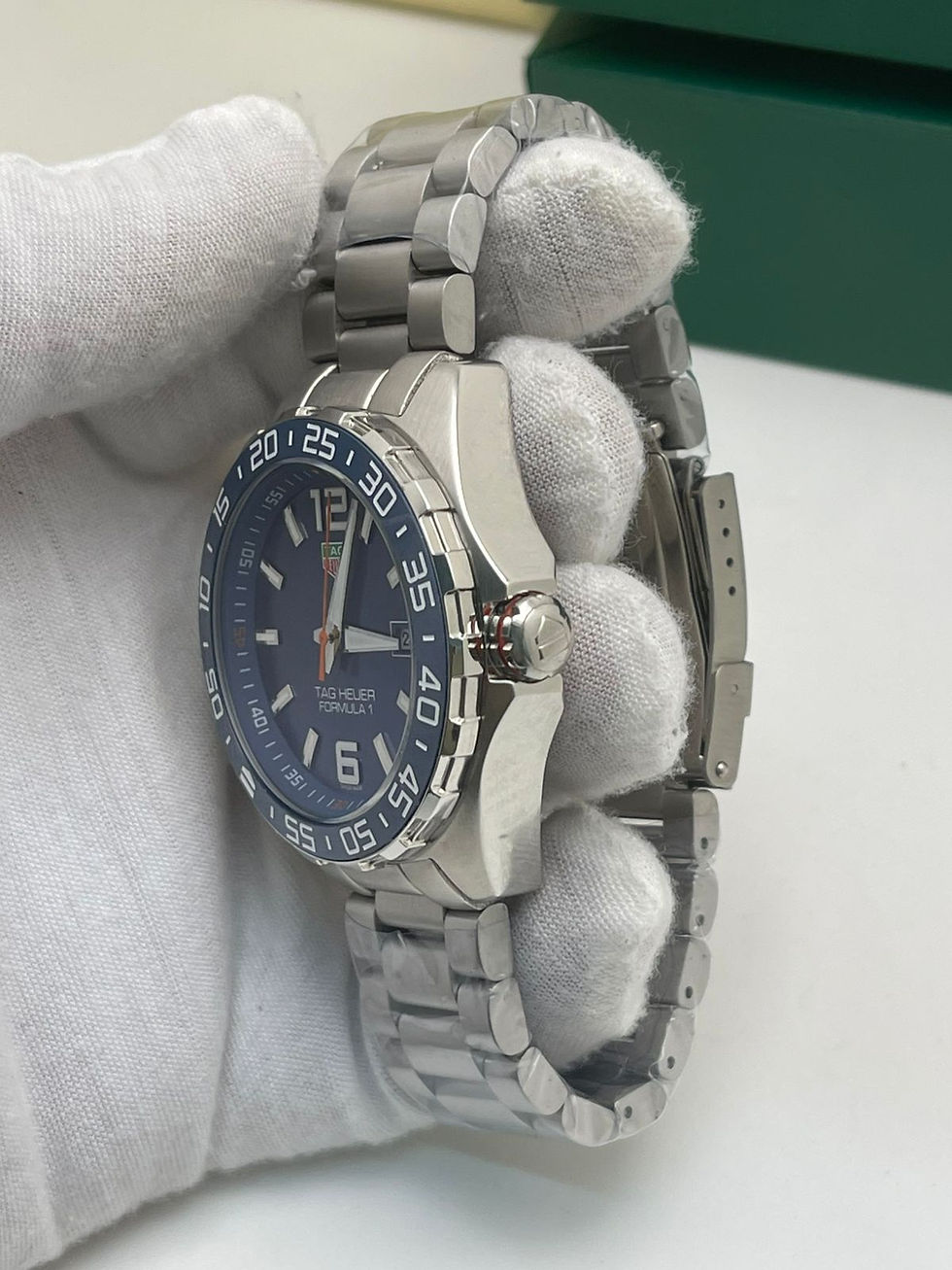 Miniatura: Relógio TAG Heuer Formula 1 Azul Aço Safira Quartz Esportivo Luxo