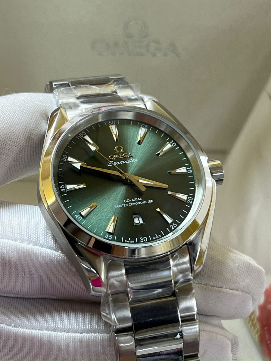 Miniatura: Relógio Masculino Omega Aqua Terra Verde Base Eta Automático