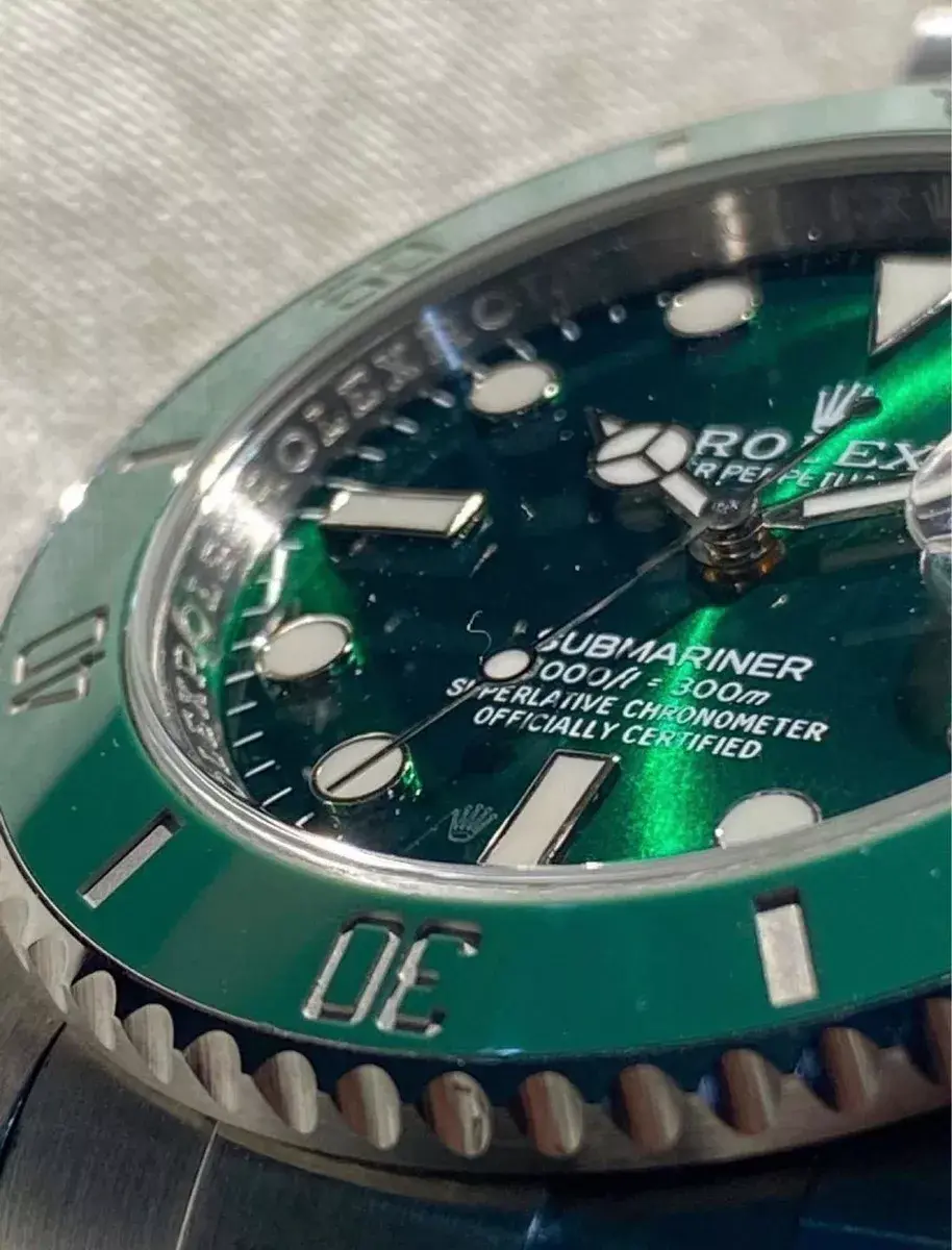Miniatura: Relógio Masculino Rolex Submariner Verde 41mm Hulk Na Caixa