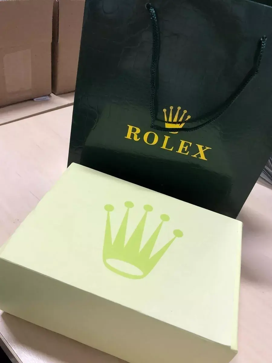 Miniatura: Relogio Rolex Daydate Rose Gold Fundo Verde Com Caixa Manual