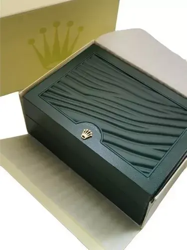 Miniatura: Relógio Rolex Daytona Dourado Verde Caixa Certif + Brinde