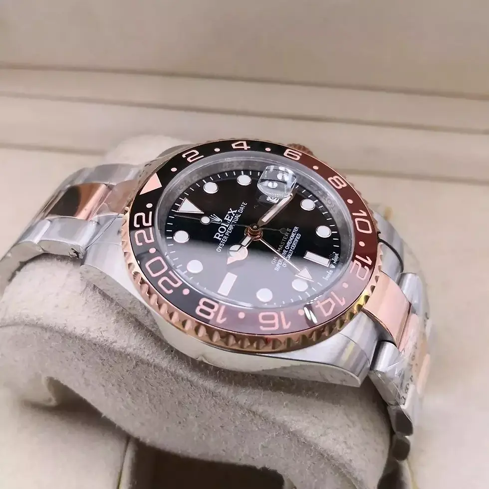 Miniatura: Relógio Rolex Gmt Master Misto Root Beer Base Eta Automático