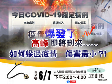 人人體重管理基金會 - 如何躲過疫情 傷害最小？