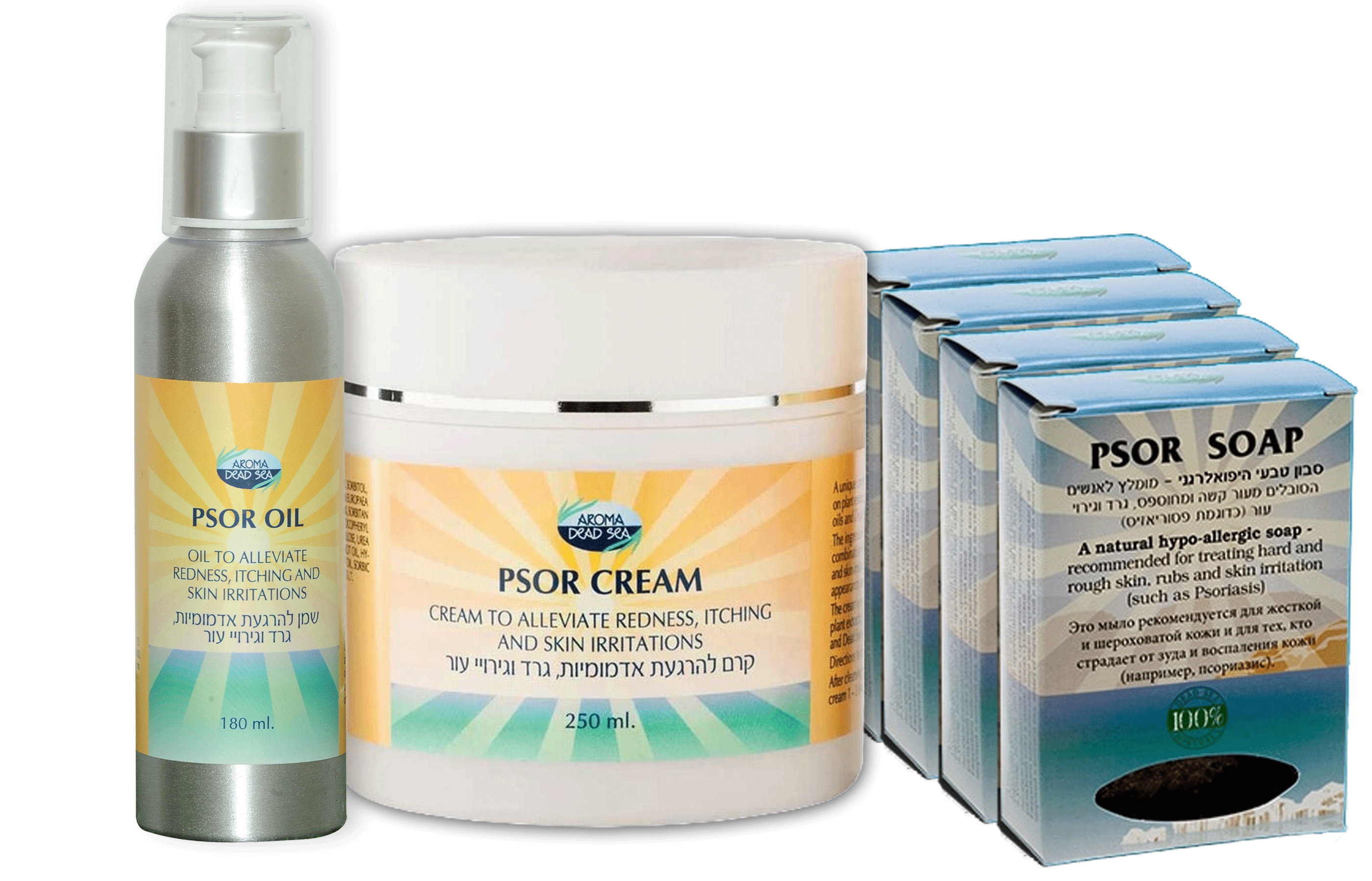 Psoriasis Treament kit based on Dead Sea Minerals