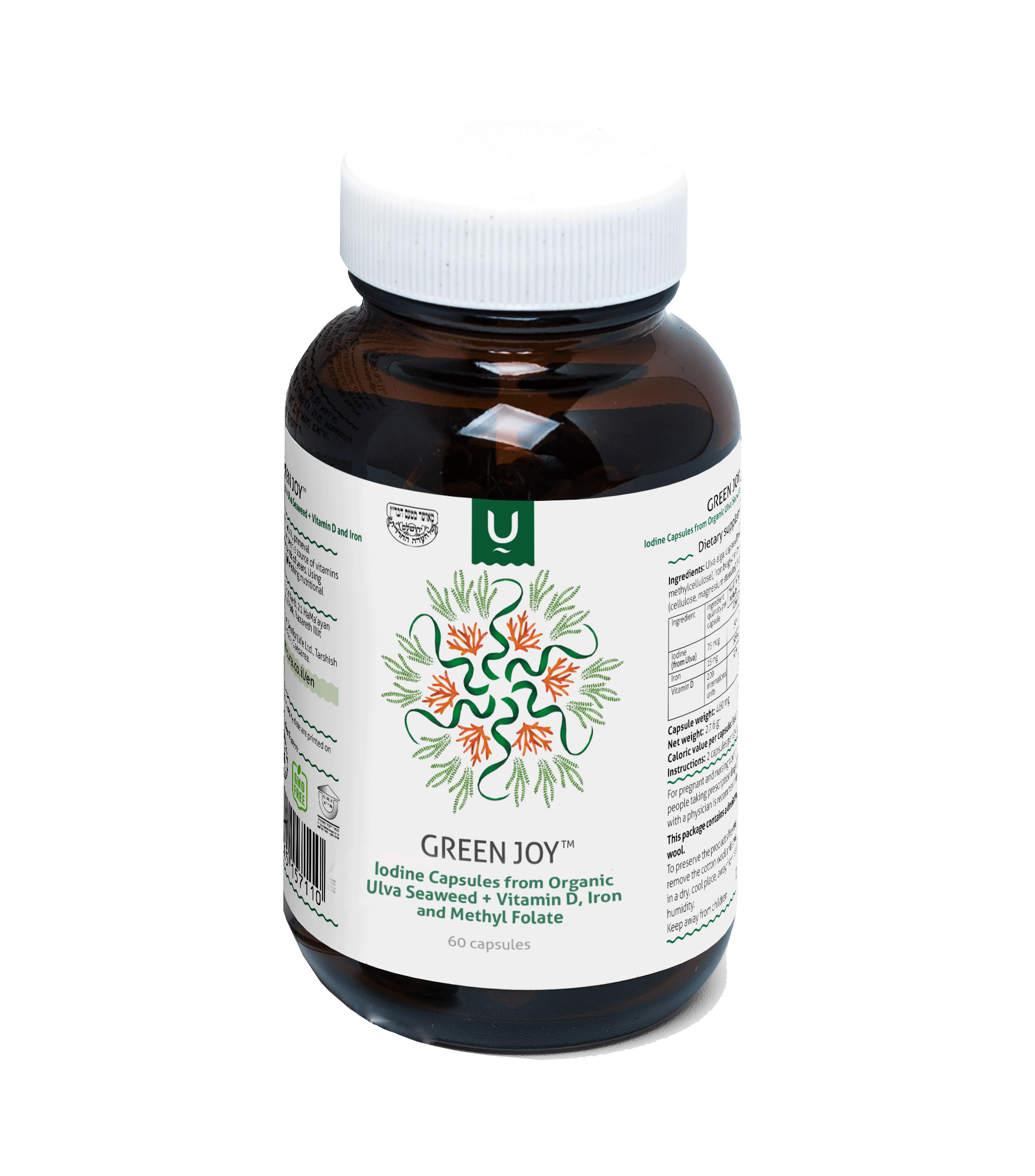 Folate Acid | Iodine Supplement | Prenatal Natural Supplement | Green Joy