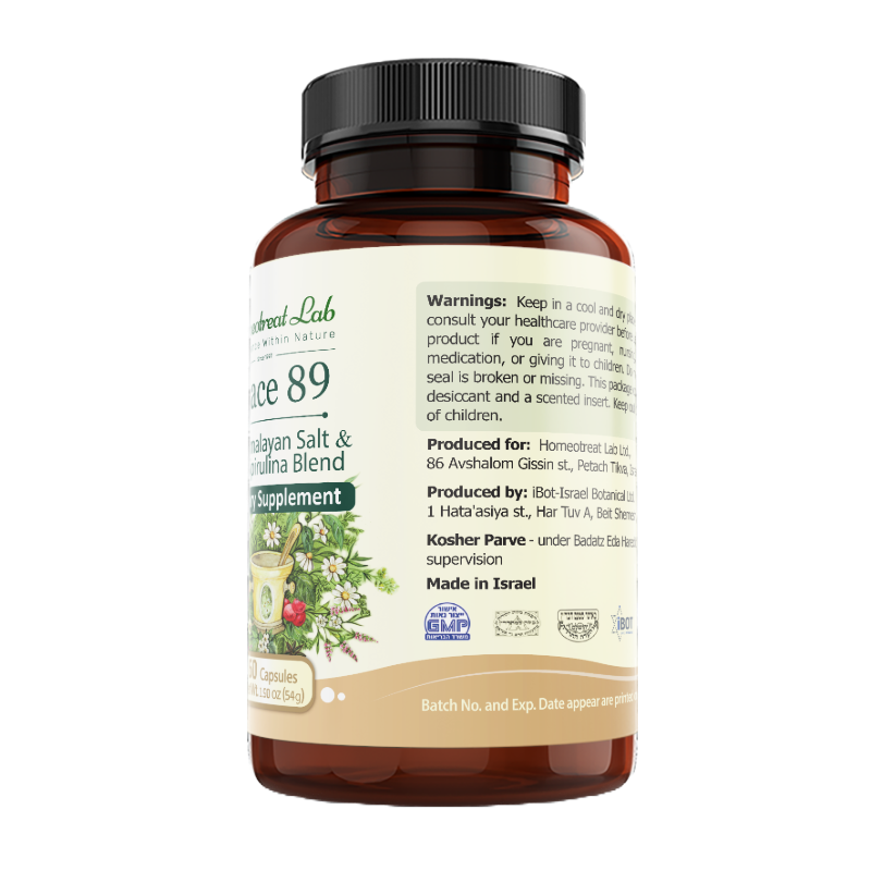 Trace-89 Blue Spirulina Capsules | Electrolytes, pH & Skin Support