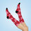 Thumbnail: Love Heart Cushioned Crew Socks - Perfect for Everyday Comfort