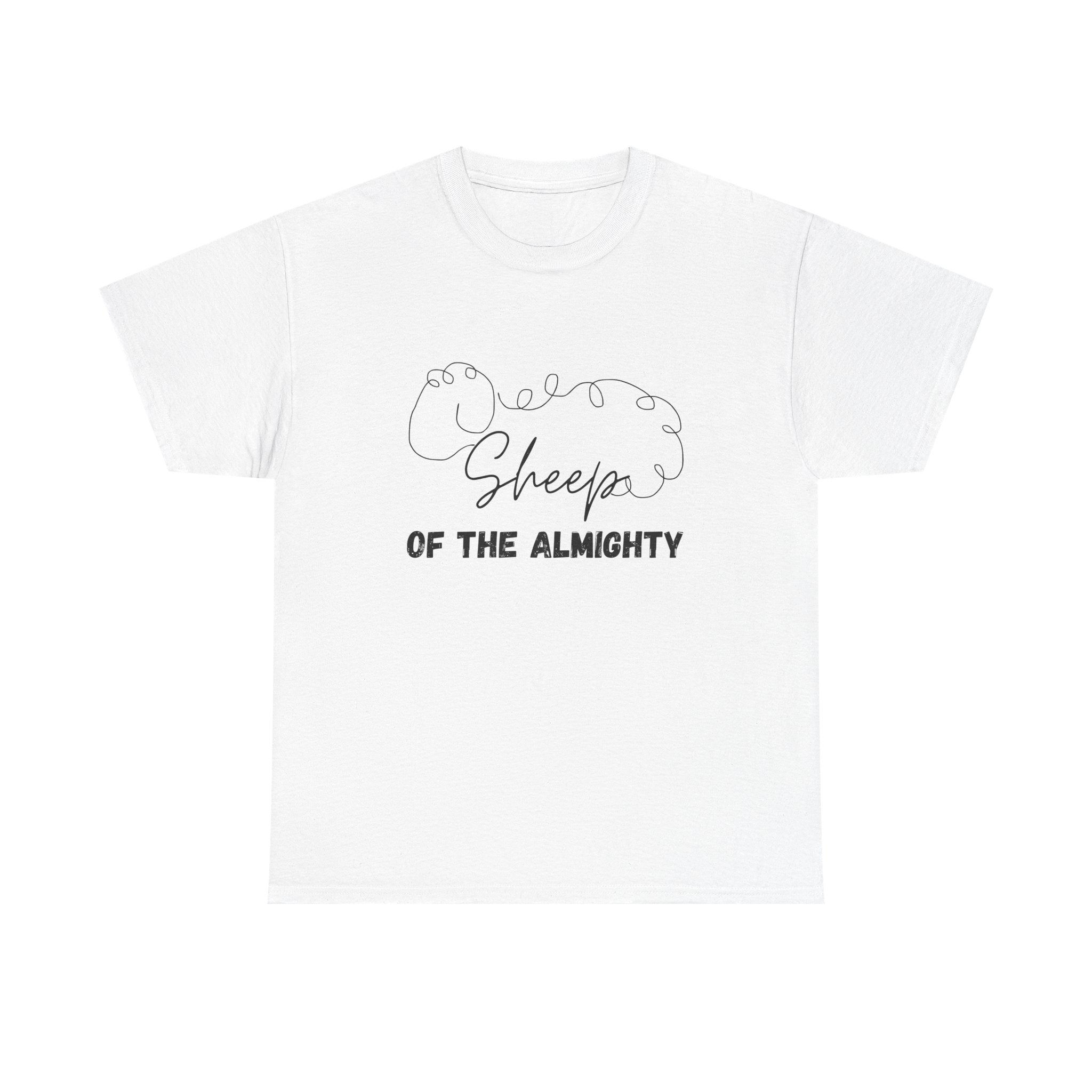 Sheep of the Almighty Unisex Tee - Casual, Faith-Inspired Tee for Everyday Wear