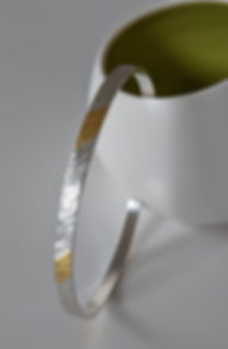 Silver and Gold Bangle
