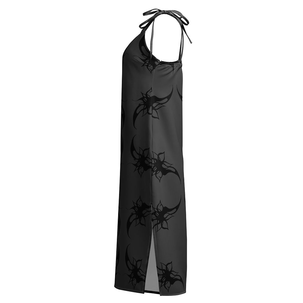Thumbnail: Tie-strap midi dress