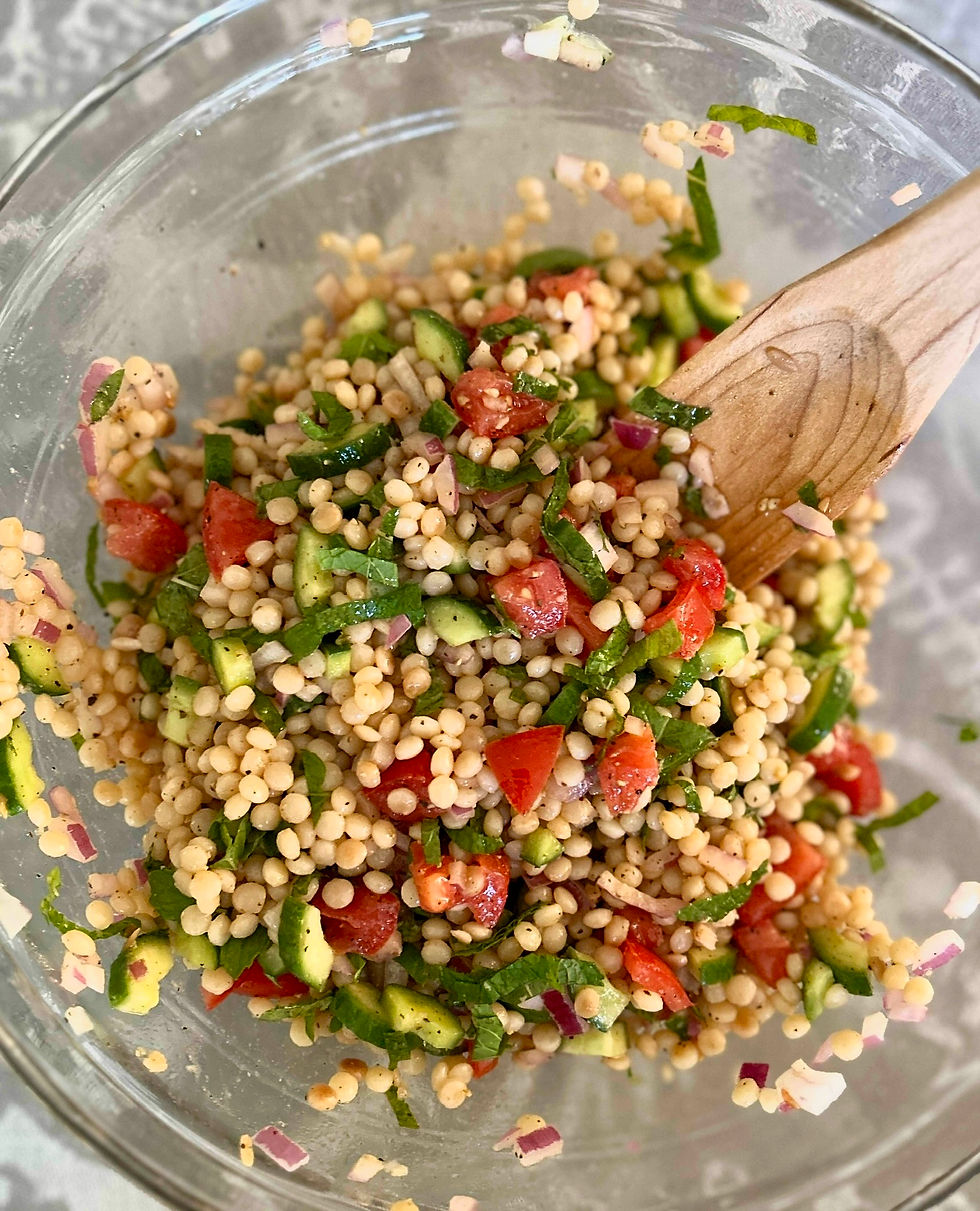 Pearled Couscous Salad