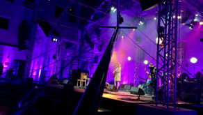 Kamerakran für ein Open Air Konzert in Sterzing Italien.