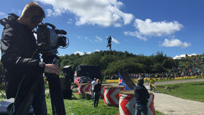 Livekameras bei der ADAC Rallye auf der Panzerplatte