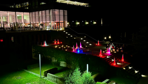 Illumination der Tagungsumgebung im Lufthansa Trainingscenter in Seeheim-Jugenheim