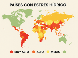 mapa crisis hidrica mundial