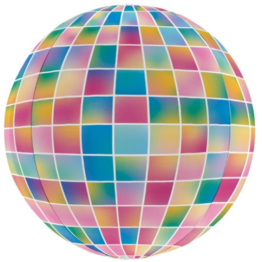 Thumbnail: Disco Ball Orbz Birthday Balloon