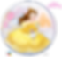 22 Inch Disney Princess Belle Bubble Balloon, Beauty and the Beast