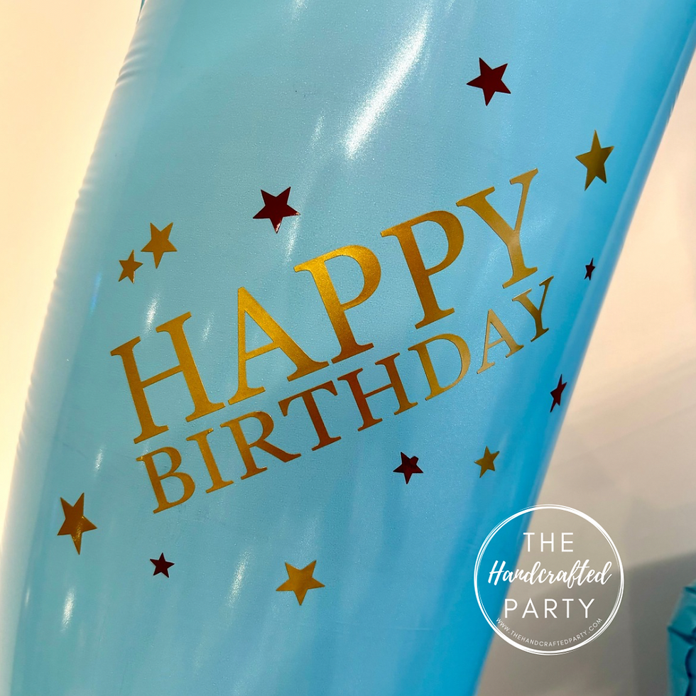 Thumbnail: Aston Villa Football Themed Double Number Balloon Stack