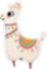 45 Inch Loveable Llama Supershape Foil Balloon
