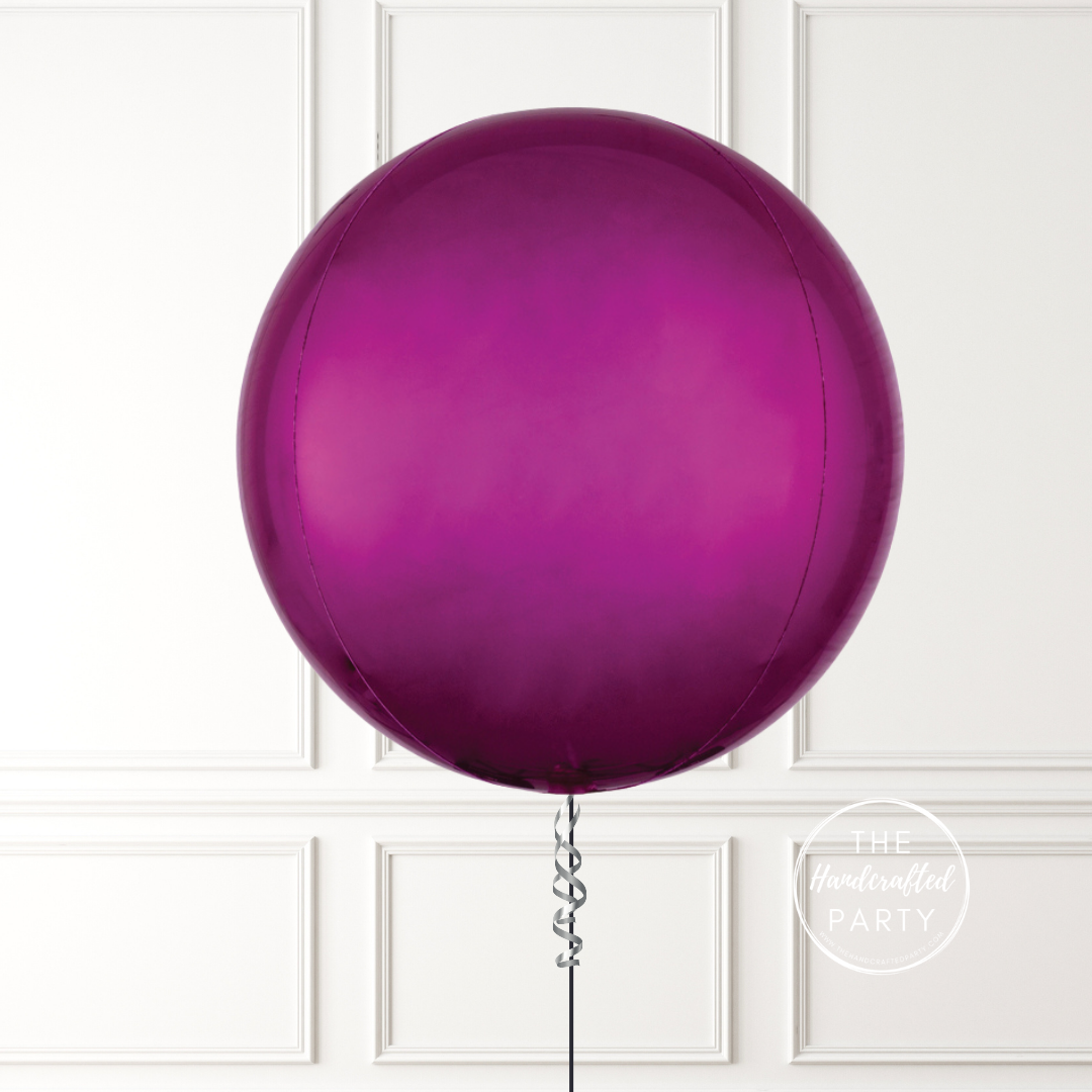 16 Inch Bright Pink Orbz Foil Balloon
