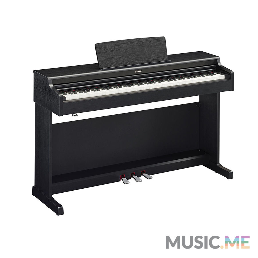 縮圖：เปียโนไฟฟ้า Yamaha YDP-165 สีดำ ขนาด 88 คีย์ คีย์ GH3 พร้อมแป้นเหยียบ 3 แป้น