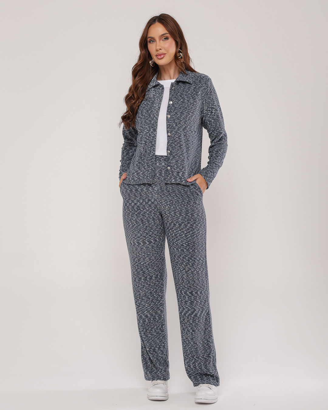 CONJUNTO CAMISA E CALÇA ATOALHADA CHARM