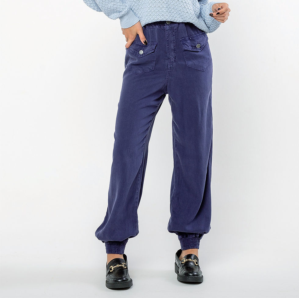 Miniatura: CALÇA TENCEL COLOR MARINHO