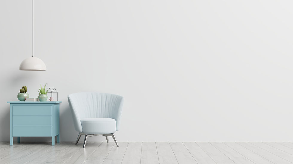 the-interior-has-a-armchair-on-empty-whi