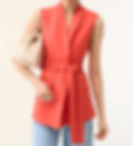 The Belted long Vest from Ann Taylor for $64.99