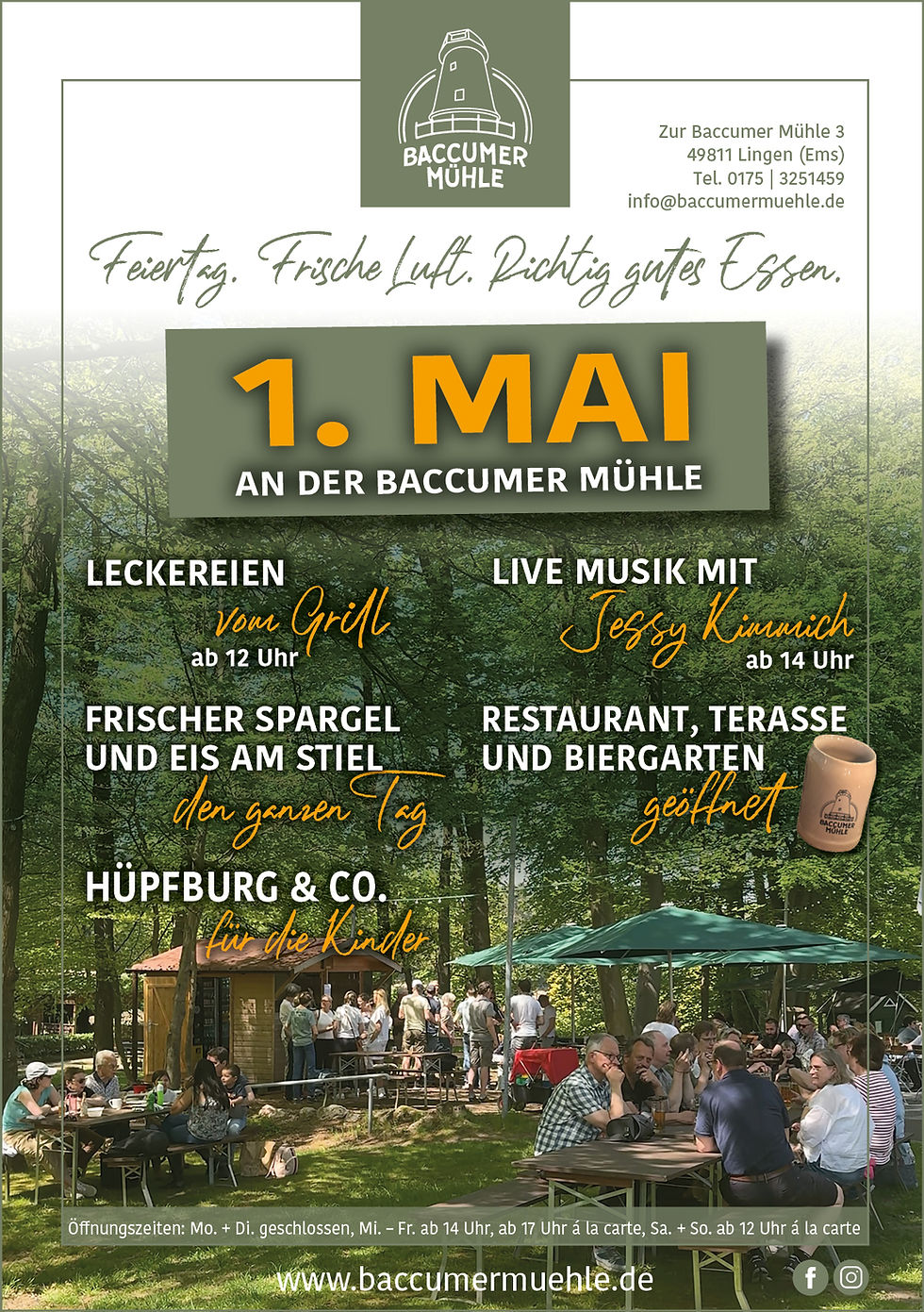 1. Mai an der Baccumer Mühle
