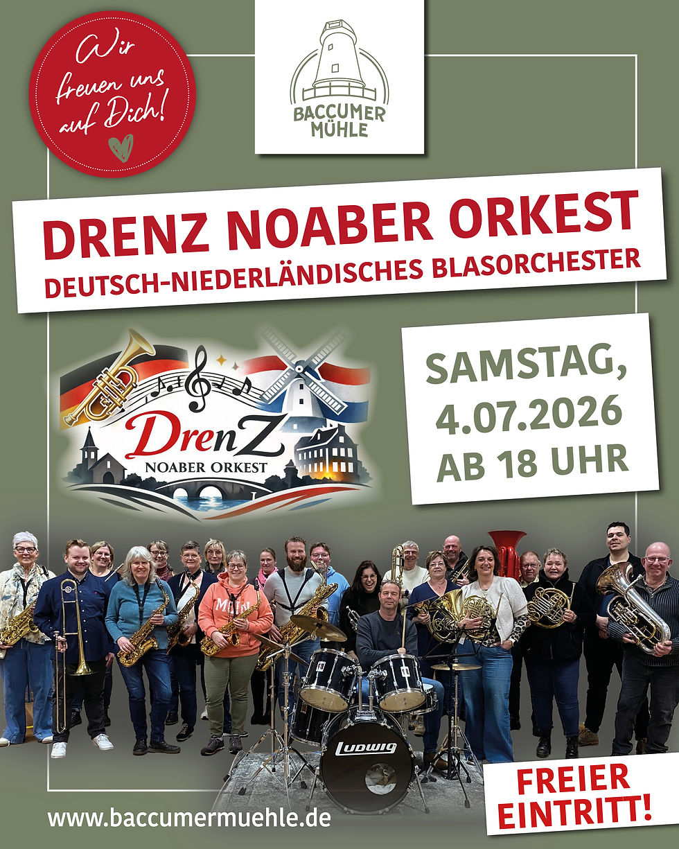 DrenZ Noaber Orkest live an der Baccumer Mühle