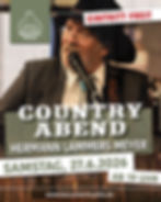 Country Abend mit Hermann Lammersmeyer an der Baccumer Mühle
