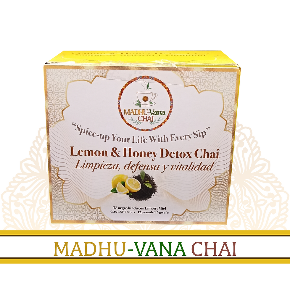 Miniatura: Lemon & Honey Detox Chai – Té Negro con Limón y Miel Natural