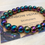 Thumbnail: Rainbow Hematite 8mm Round Beaded Bracelet 