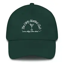 'dirty Martini Club' Dad Hat - Hunter Green