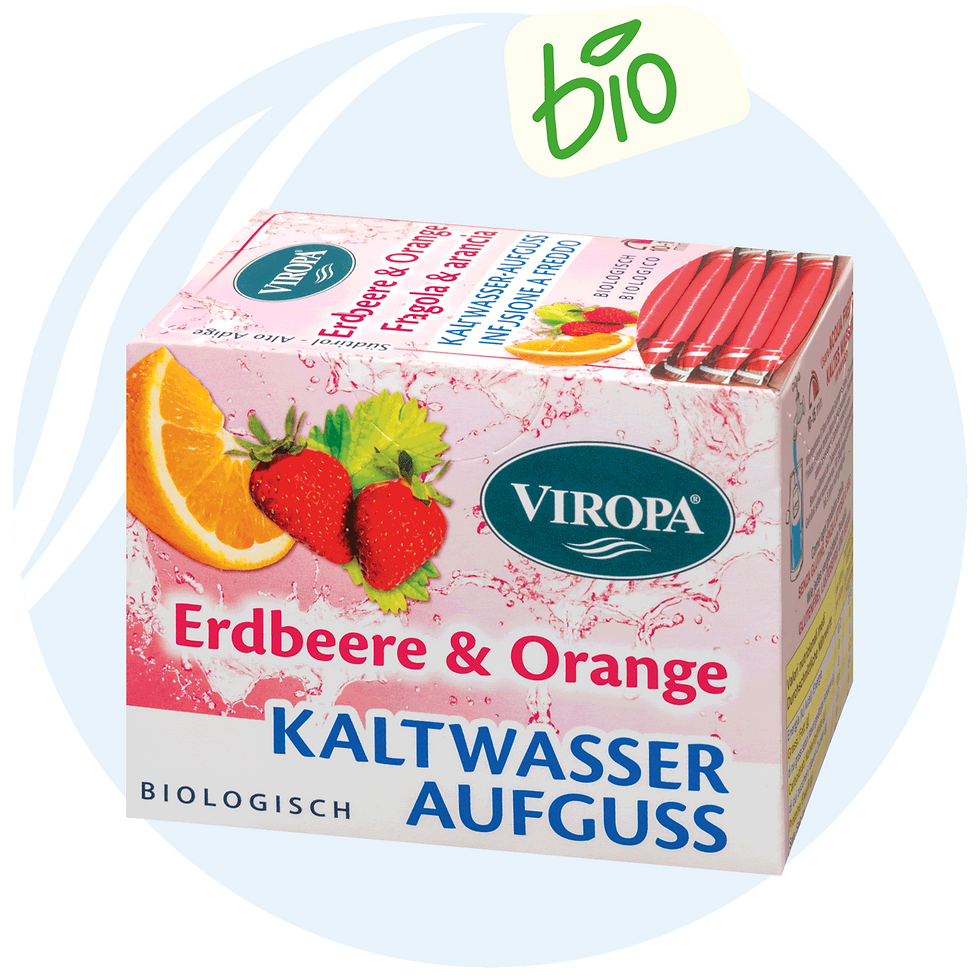 VIROPA Erdbeere & Orange BIO - Kaltwasser-Aufgruss