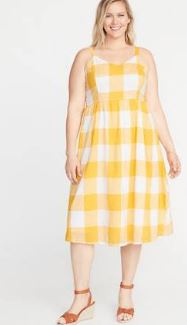 Fit & Flare Plus-Size Cami Dress