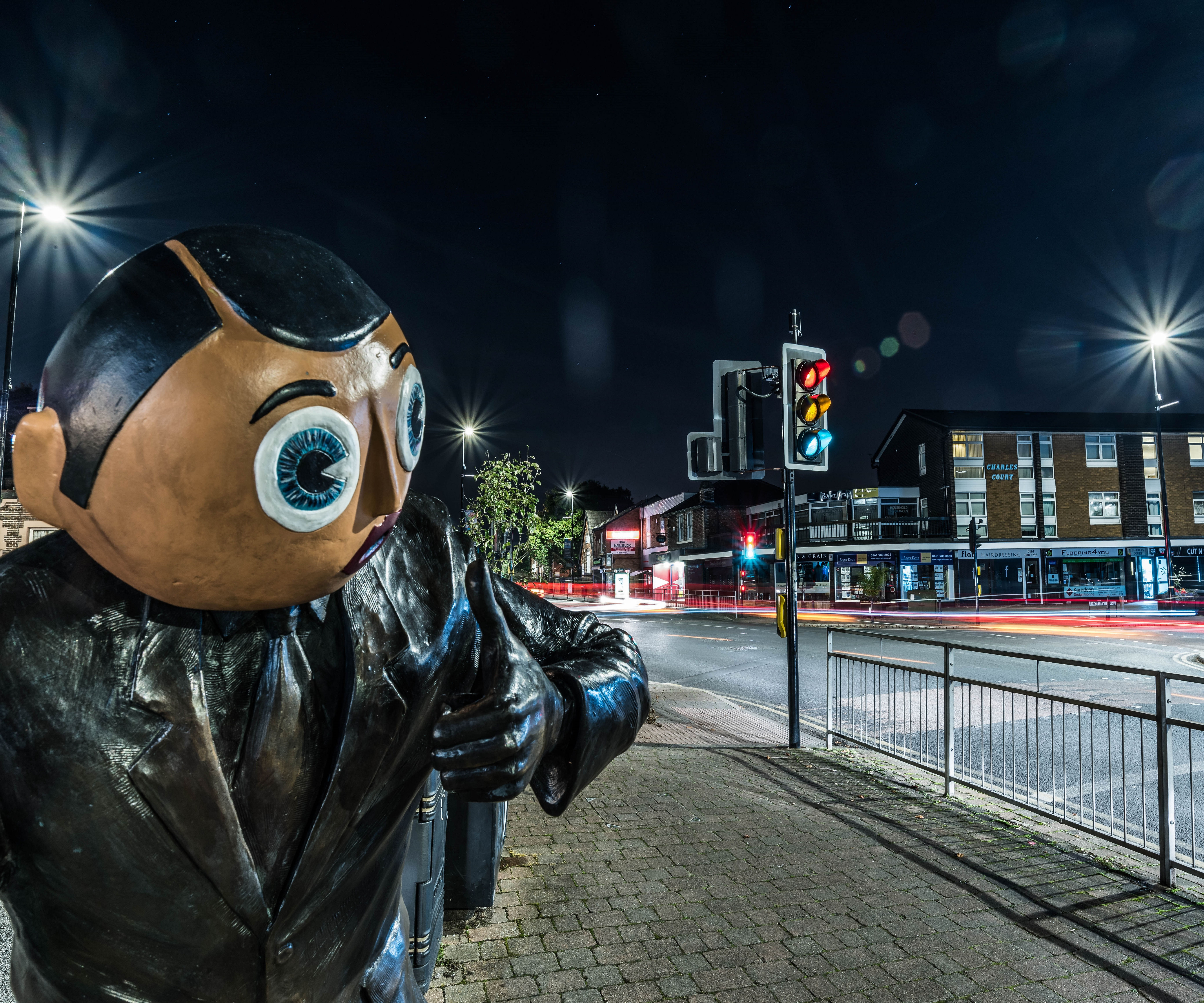 Manchester Timperley Frank Sidebottom Statue