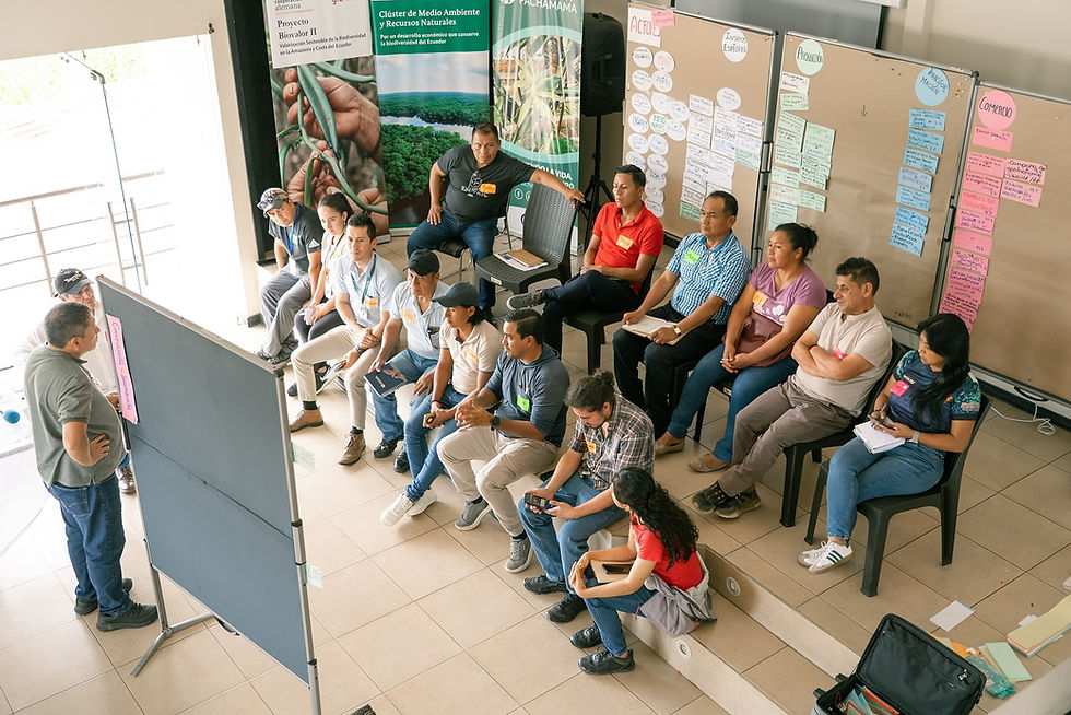 30 participants were trained in the Vainilla Labs, in collaboration with GIZ Ecuador.