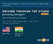 Parenting Teenagers - Driving through the Storm
