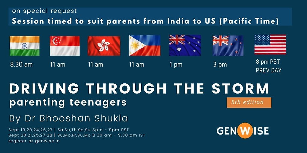 Parenting Teenagers - Driving through the Storm