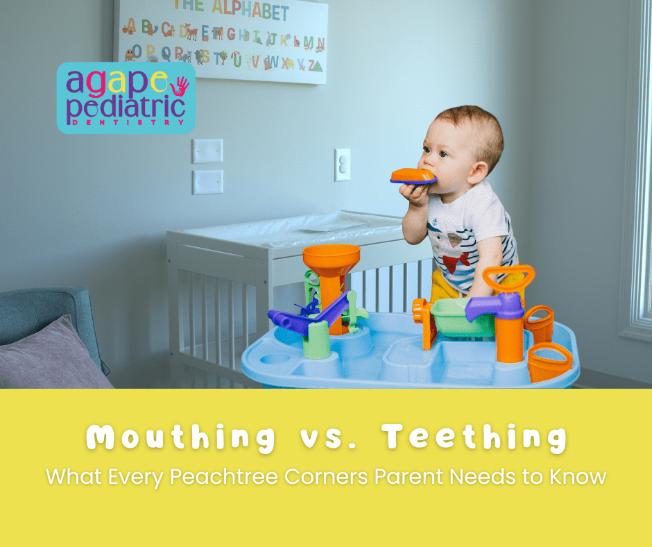 mouthing vs teething
