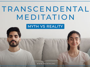 A Couple Practising Transcendental Meditation