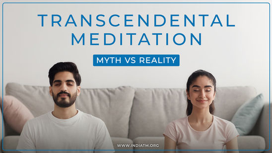 A Couple Practising Transcendental Meditation