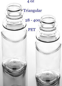 4 oz Triangle 28/400 PET