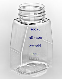 100 cc Antacid 38/400 PET