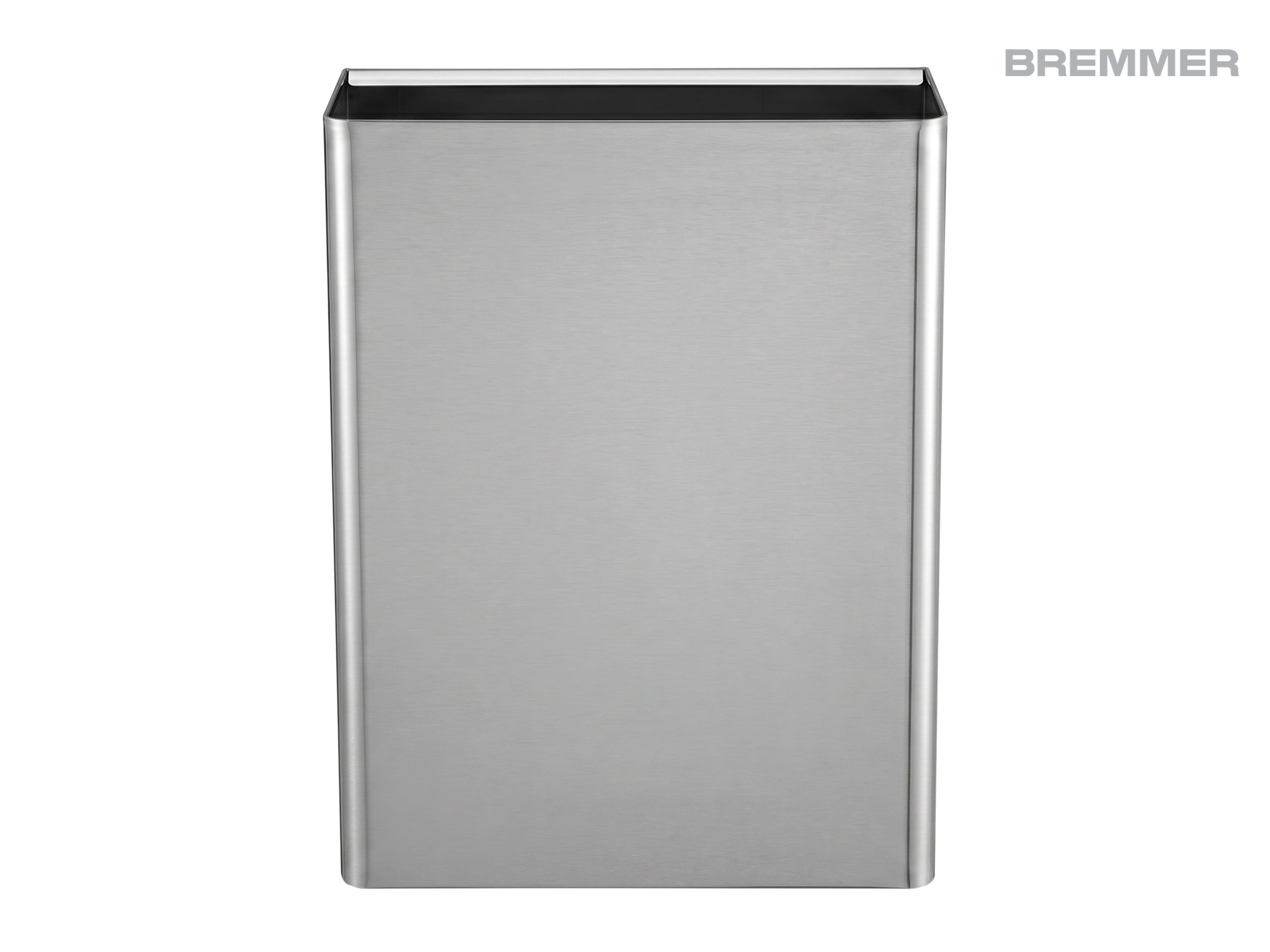 Tera Wall Mounted Bin in Brushed Steel