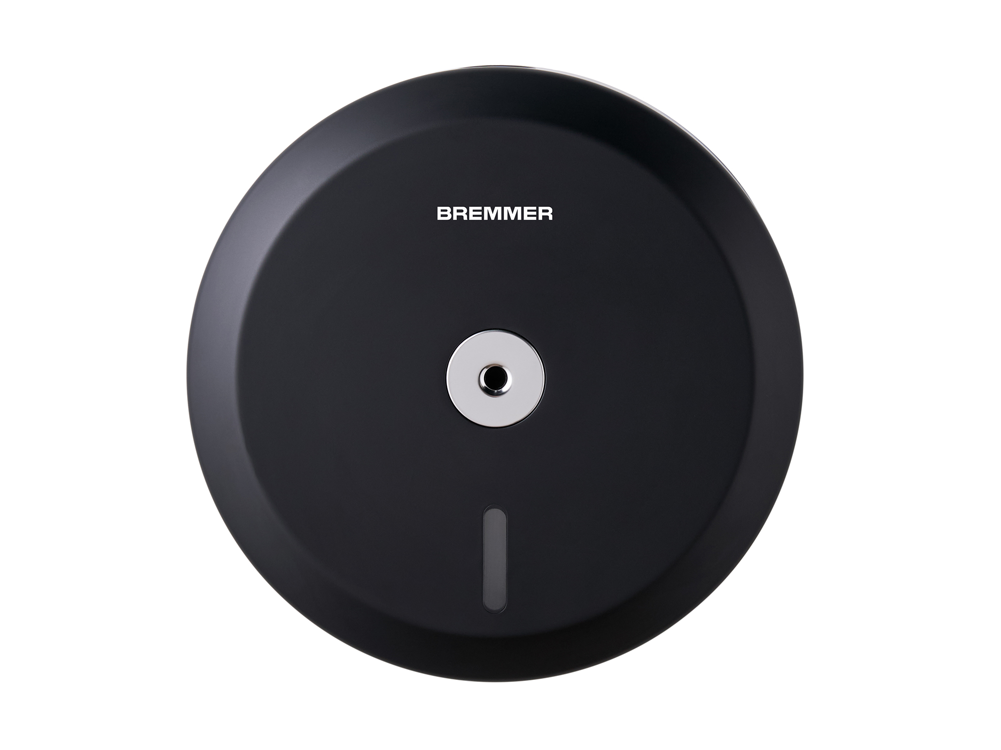 Linea Toilet Roll Dispenser in Black view 7